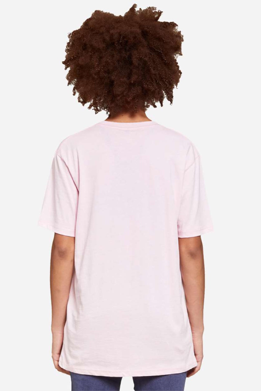 Lane Seven LS15001 Mens Heavyweight Short Sleeve Crewneck T-Shirt Bubblegum Pink Model Back