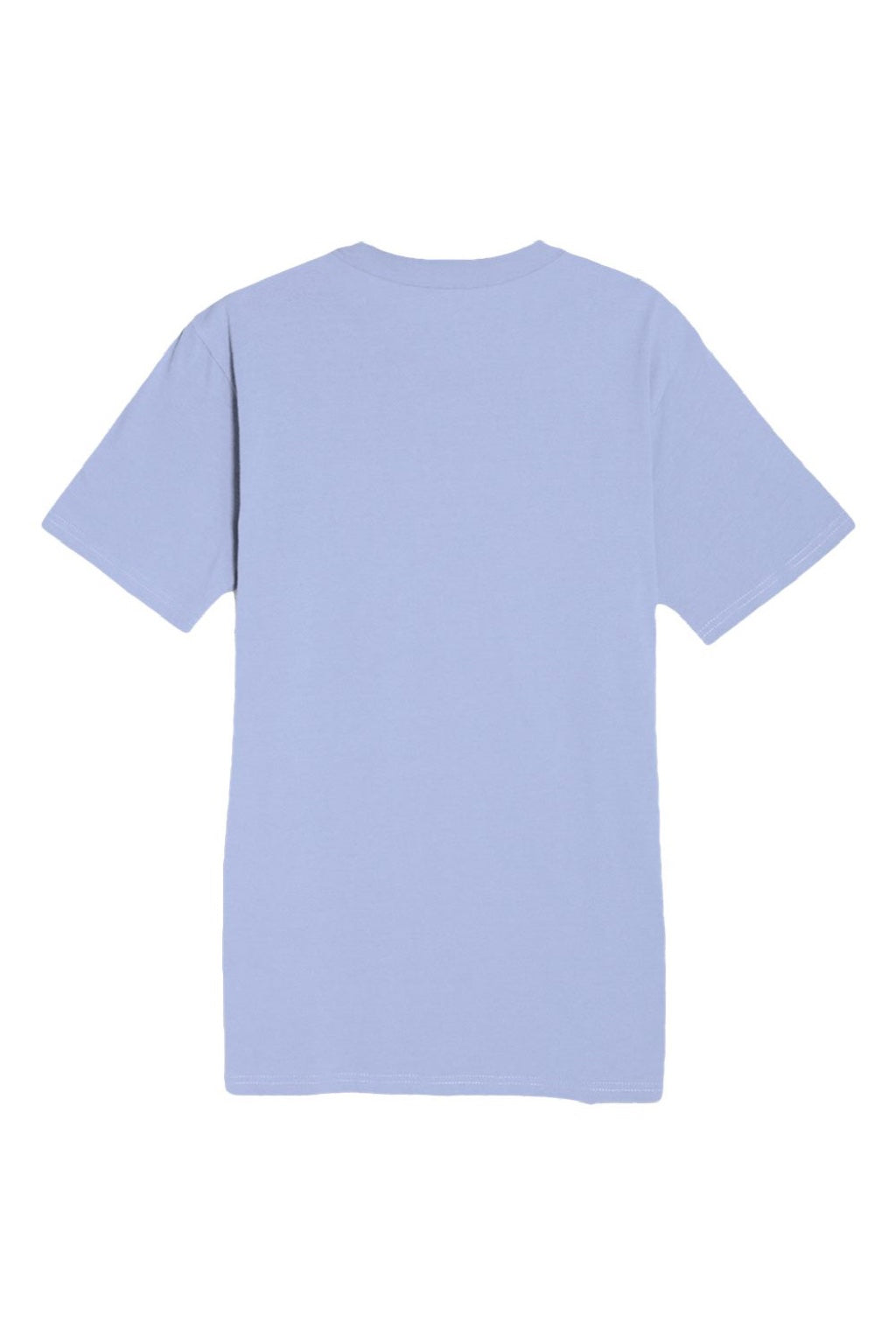 Lane Seven LS15001 Mens Heavyweight Short Sleeve Crewneck T-Shirt Colony Blue Flat Back