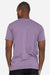 Lane Seven LS15001 Mens Heavyweight Short Sleeve Crewneck T-Shirt Lavender Purple Model Back