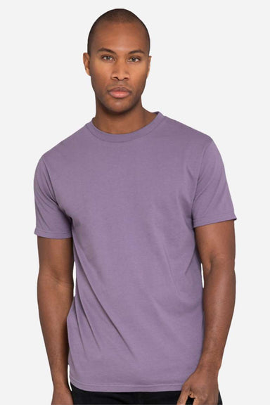 Lane Seven LS15001 Mens Heavyweight Short Sleeve Crewneck T-Shirt Lavender Purple Model Front