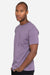 Lane Seven LS15001 Mens Heavyweight Short Sleeve Crewneck T-Shirt Lavender Purple Model Side