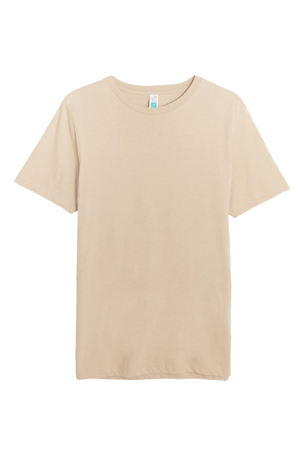 Lane Seven LS15001 Mens Heavyweight Short Sleeve Crewneck T-Shirt Mushroom Flat Front