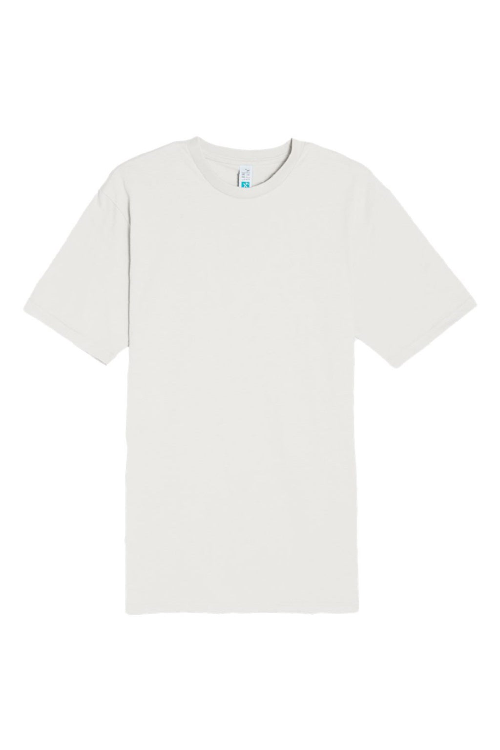 Lane Seven LS15001 Mens Heavyweight Short Sleeve Crewneck T-Shirt Natural Flat Front