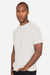 Lane Seven LS15001 Mens Heavyweight Short Sleeve Crewneck T-Shirt Natural Model Side