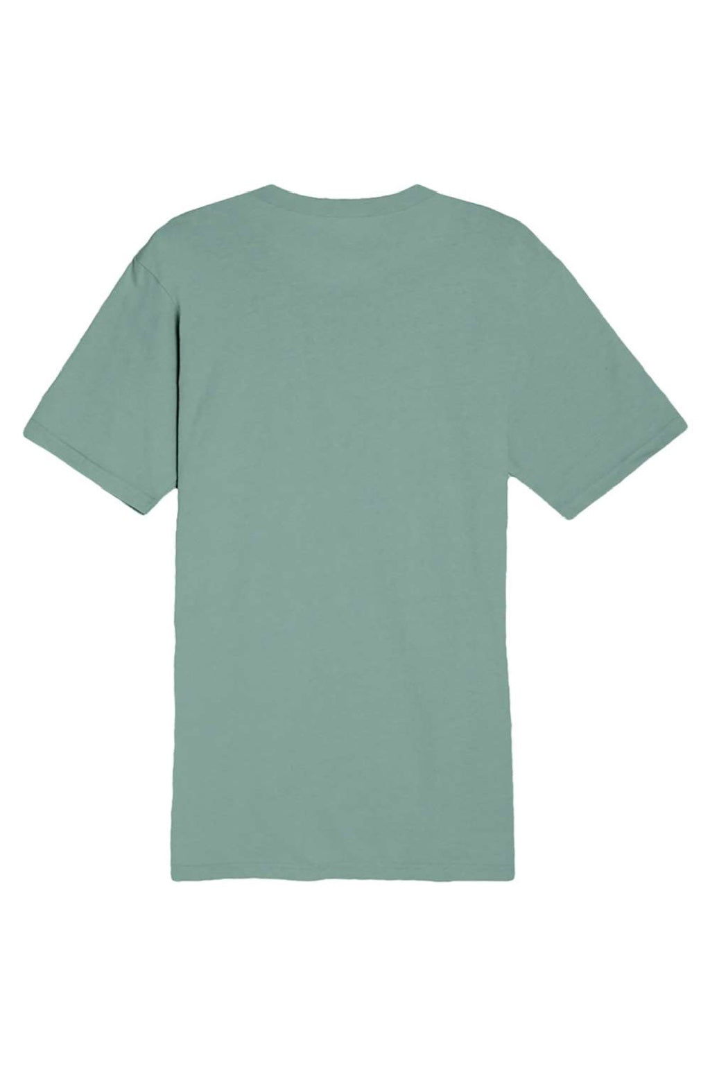 Lane Seven LS15001 Mens Heavyweight Short Sleeve Crewneck T-Shirt Sage Green Flat Back