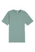 Lane Seven LS15001 Mens Heavyweight Short Sleeve Crewneck T-Shirt Sage Green Flat Front