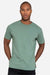Lane Seven LS15001 Mens Heavyweight Short Sleeve Crewneck T-Shirt Sage Green Model Front