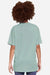 Lane Seven LS15001 Mens Heavyweight Short Sleeve Crewneck T-Shirt Seafoam Green Model Back