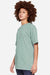 Lane Seven LS15001 Mens Heavyweight Short Sleeve Crewneck T-Shirt Seafoam Green Model Side