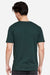 Lane Seven LS15001 Mens Heavyweight Short Sleeve Crewneck T-Shirt Sport Green Model Back