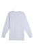 Lane Seven LS15009 Mens Heavyweight Long Sleeve Crewneck T-Shirt Heather Grey Flat Back