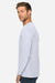 Lane Seven LS15009 Mens Heavyweight Long Sleeve Crewneck T-Shirt Heather Grey Model Side