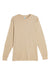 Lane Seven LS15009 Mens Heavyweight Long Sleeve Crewneck T-Shirt Mushroom Flat Front