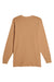 Lane Seven LS15009 Mens Heavyweight Long Sleeve Crewneck T-Shirt Toasted Coconut Flat Back