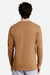 Lane Seven LS15009 Mens Heavyweight Long Sleeve Crewneck T-Shirt Toasted Coconut Model Back