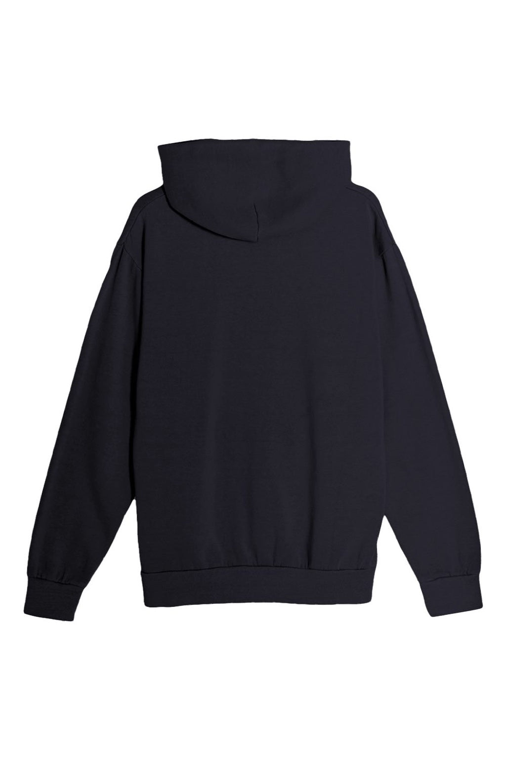 Lane Seven LS16001 Mens Urban Pullover Hooded Sweatshirt Hoodie w/ Pouch Pocket Black Flat Back