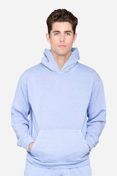 Lane Seven LS16001 Mens Urban Pullover Hooded Sweatshirt Hoodie w/ Pouch Pocket Grape Ice Model Front