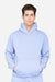 Lane Seven LS16001 Mens Urban Pullover Hooded Sweatshirt Hoodie w/ Pouch Pocket Grape Ice Model Front