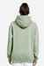 Lane Seven LS16001 Mens Urban Pullover Hooded Sweatshirt Hoodie w/ Pouch Pocket Oil Green Model Back