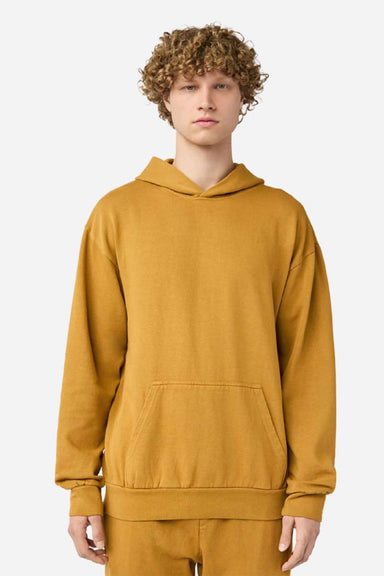 Lane Seven LS16001 Mens Urban Pullover Hooded Sweatshirt Hoodie w/ Pouch Pocket Peanut Butter Model Front