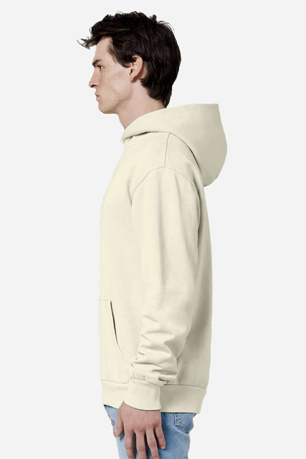 Lane Seven LS16001 Mens Urban Pullover Hooded Sweatshirt Hoodie w/ Pouch Pocket Pistachio Green Model Side