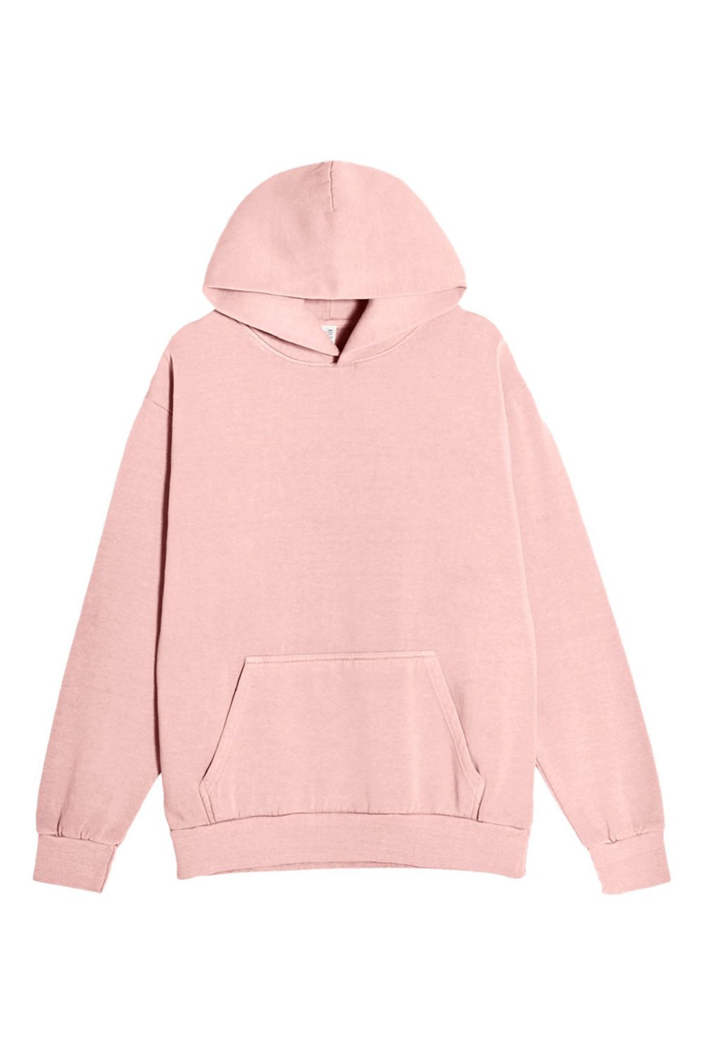 Lane Seven LS16001 Mens Urban Pullover Hooded Sweatshirt Hoodie w/ Pouch Pocket Salmon Pink Flat Front