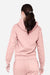 Lane Seven LS16001 Mens Urban Pullover Hooded Sweatshirt Hoodie w/ Pouch Pocket Salmon Pink Model Back