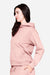 Lane Seven LS16001 Mens Urban Pullover Hooded Sweatshirt Hoodie w/ Pouch Pocket Salmon Pink Model Side