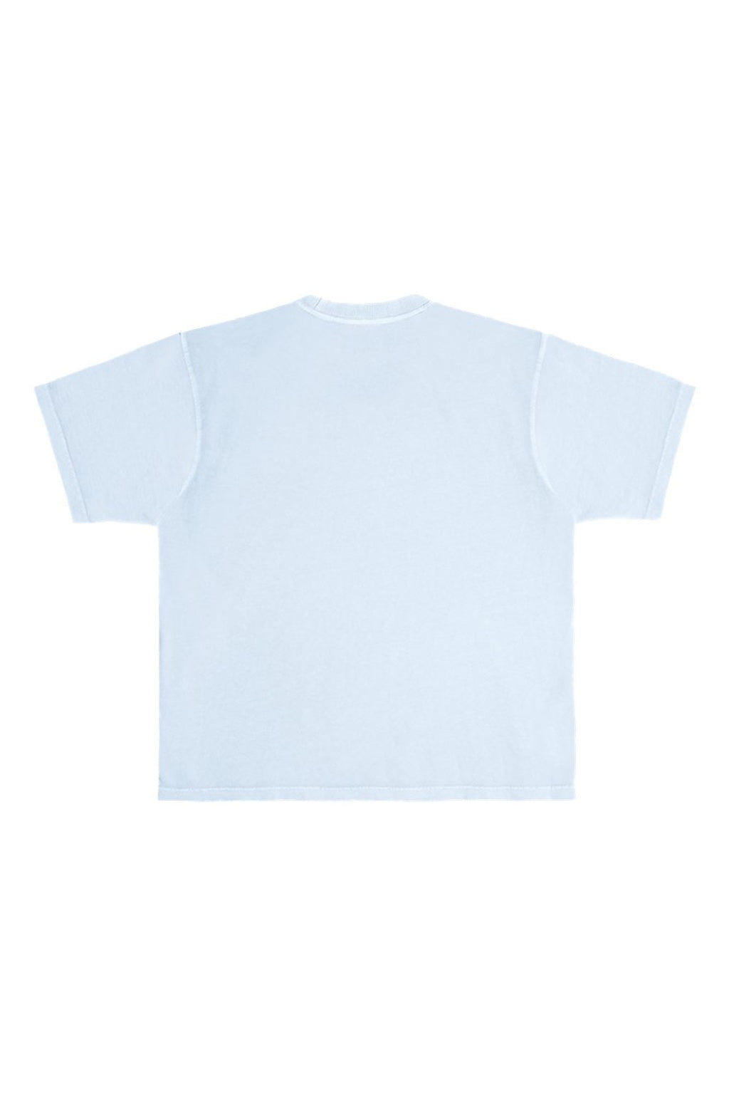 Lane Seven LS16005 Mens Urban Heavyweight Short Sleeve Crewneck T-Shirt Grape Ice Flat Back