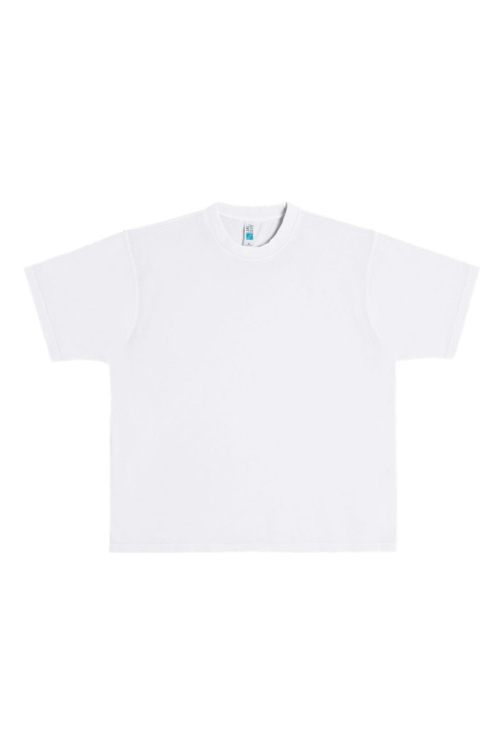 Lane Seven LS16005 Mens Urban Heavyweight Short Sleeve Crewneck T-Shirt White Flat Front