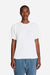Lane Seven LS16005 Mens Urban Heavyweight Short Sleeve Crewneck T-Shirt White Model Front
