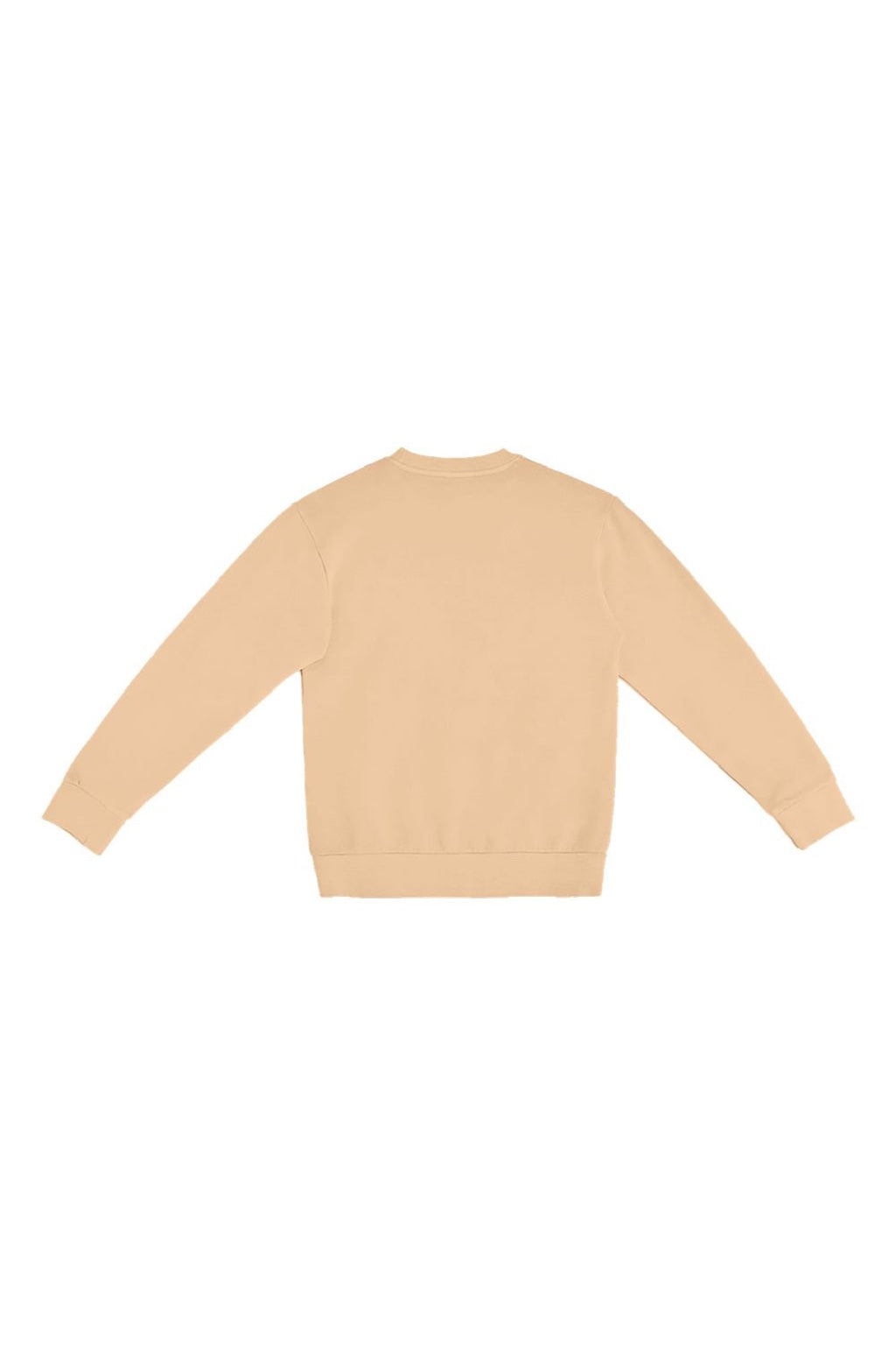 Lane Seven LS16004 Mens Pigment Dyed Crewneck Sweatshirt Burro Flat Back