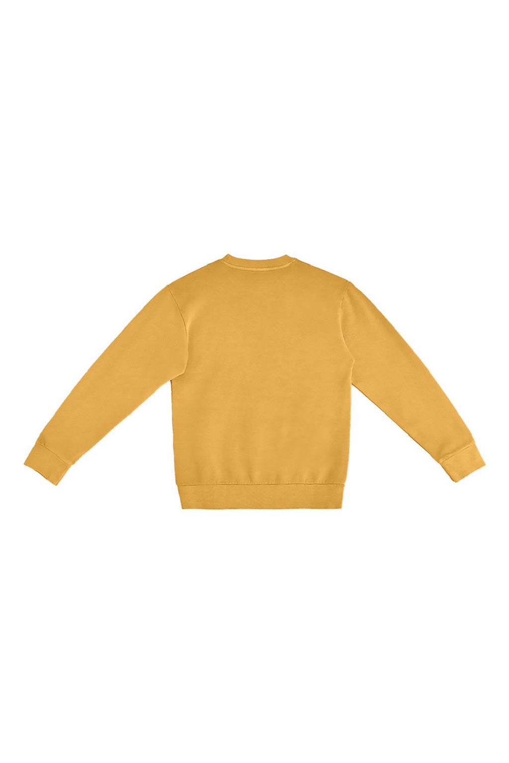 Lane Seven LS16004 Mens Pigment Dyed Crewneck Sweatshirt Peanut Butter Flat Back