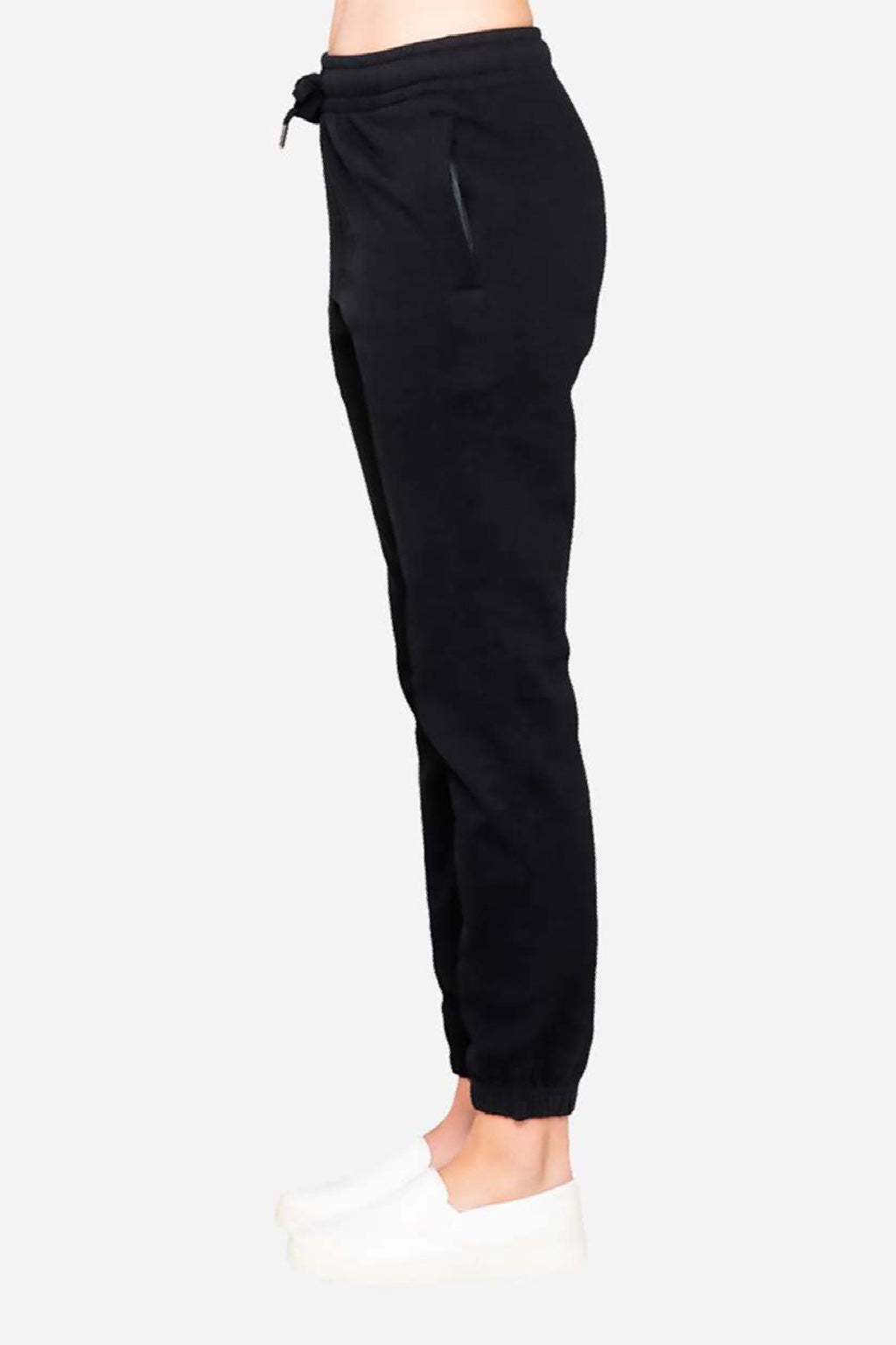 Lane Seven LS16006 Mens Urban Jogger Sweatpants w/ Pockets Black Model Side