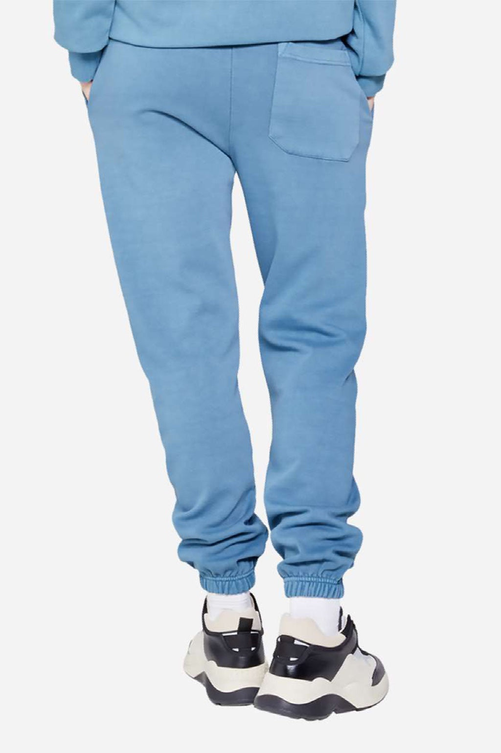 Lane Seven LS16006 Mens Urban Jogger Sweatpants w/ Pockets Pebble Blue Model Back