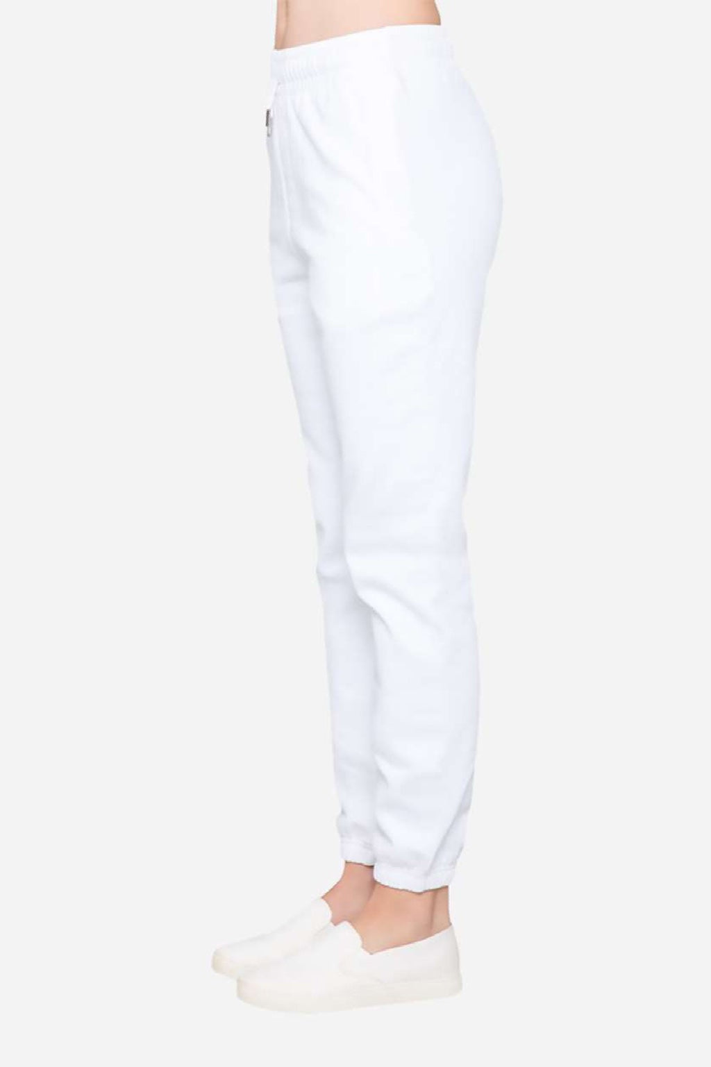 Lane Seven LS16006 Mens Urban Jogger Sweatpants w/ Pockets White Model Side