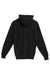 Lane Seven LS14003 Mens Premium Full Zip Hooded Sweatshirt Hoodie w/ Pockets Black Flat Back