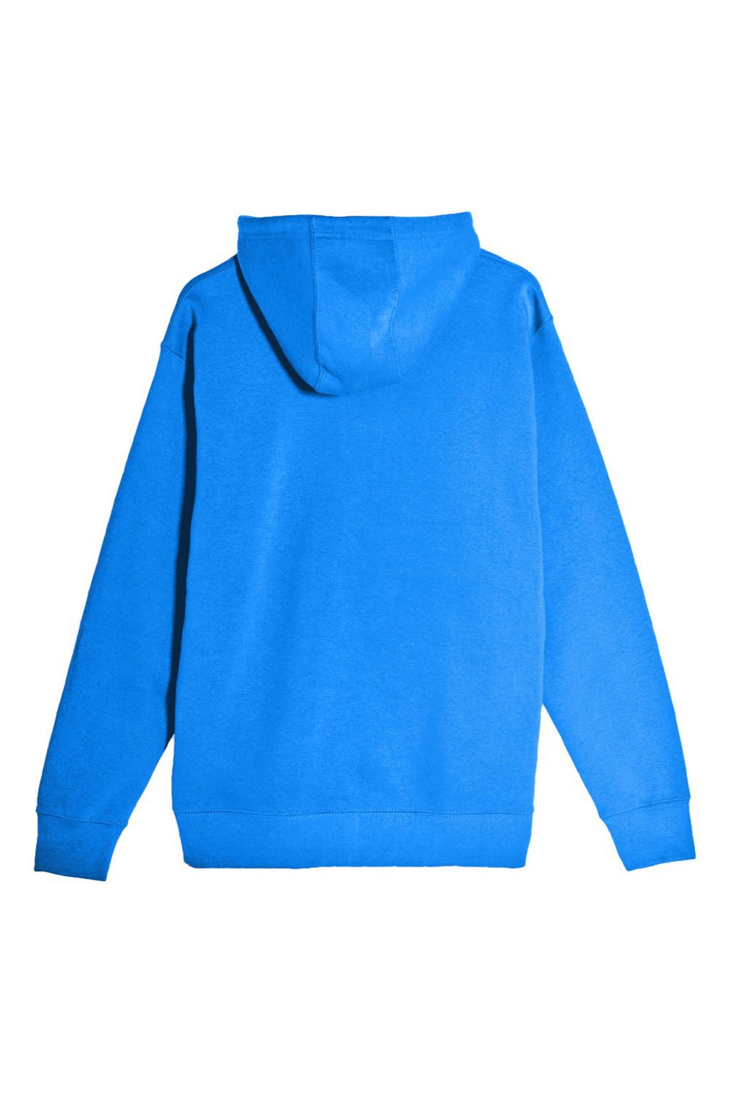 Lane Seven LS14003 Mens Premium Full Zip Hooded Sweatshirt Hoodie w/ Pockets Royal Blue Flat Back