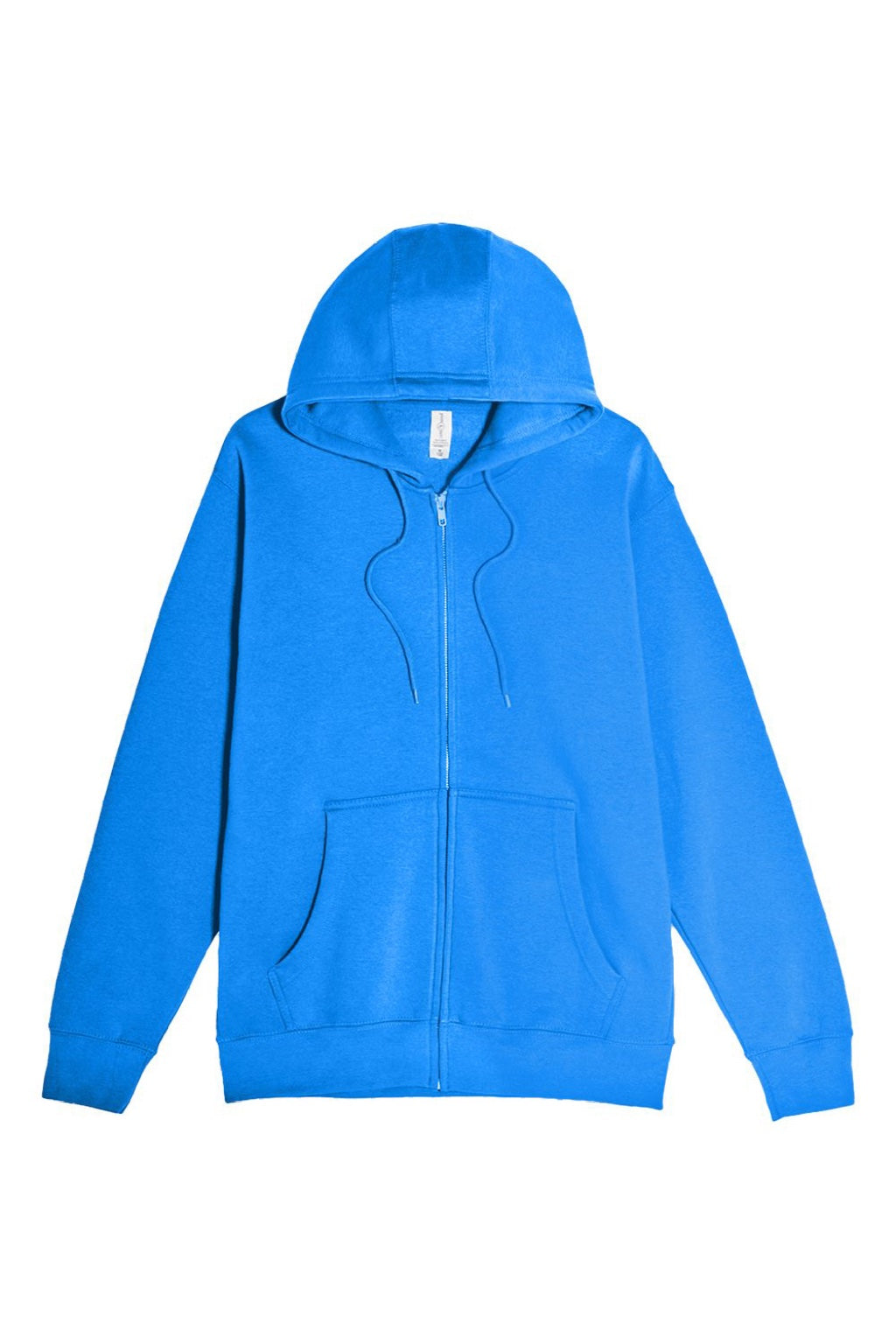 Lane Seven LS14003 Mens Premium Full Zip Hooded Sweatshirt Hoodie w/ Pockets Royal Blue Flat Front