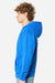 Lane Seven LS14003 Mens Premium Full Zip Hooded Sweatshirt Hoodie w/ Pockets Royal Blue Model Side