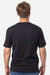 Econscious EC1070 Mens Reclaimist Vibes Short Sleeve Crewneck T-Shirt Black Model Back