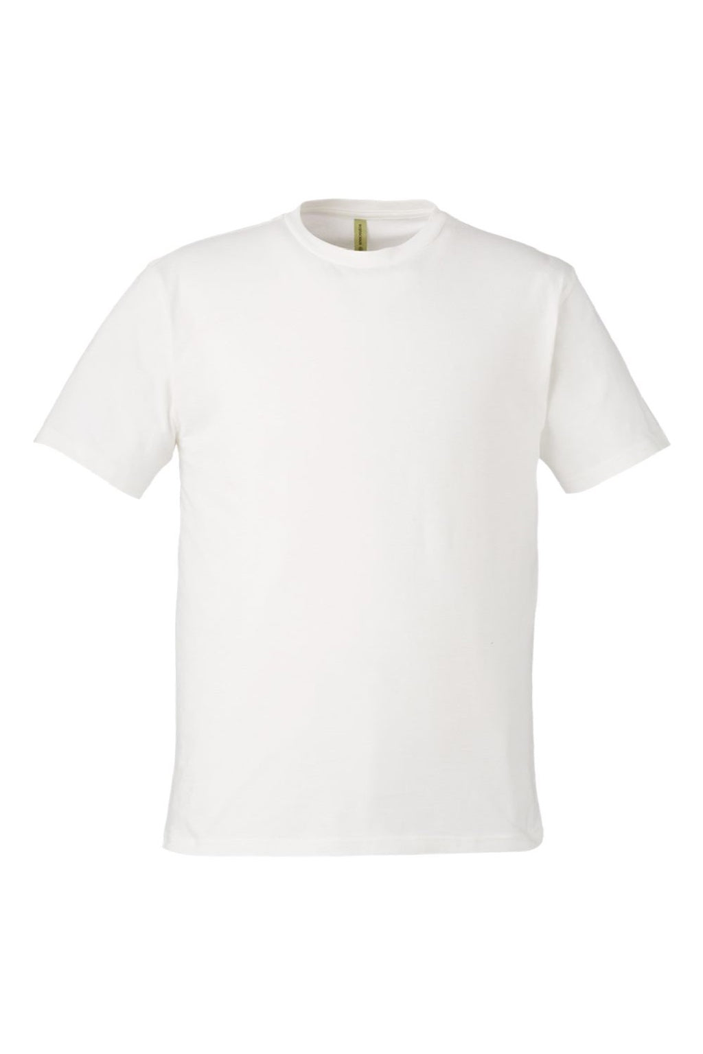 Econscious EC1070 Mens Reclaimist Vibes Short Sleeve Crewneck T-Shirt Mist White Flat Front