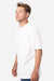 Econscious EC1070 Mens Reclaimist Vibes Short Sleeve Crewneck T-Shirt Mist White Model Side