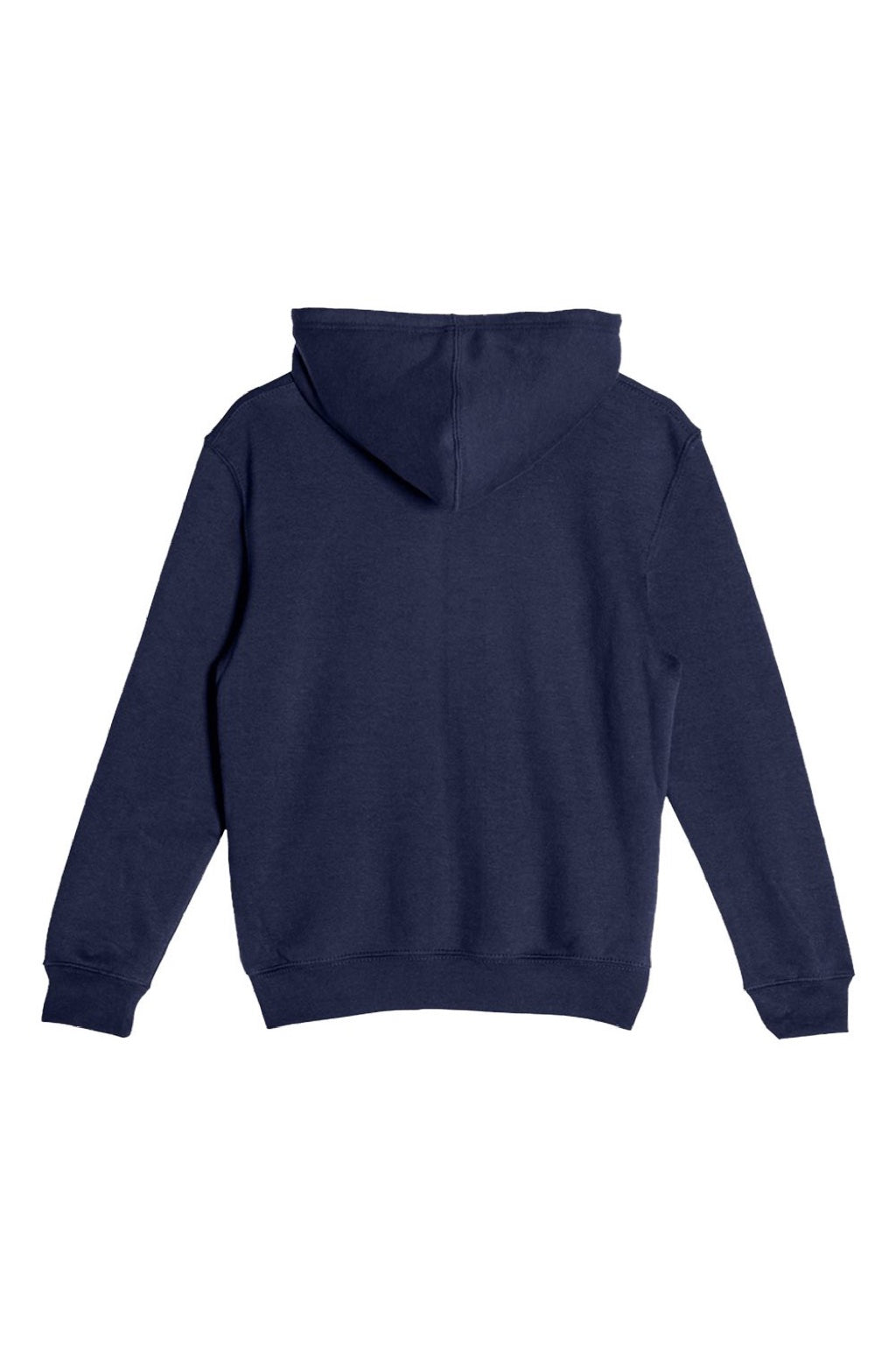 Lane Seven LS1401Y Youth Premium Hooded Sweatshirt Hoodie w/ Pouch Pocket Navy Blue Flat Back