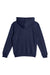 Lane Seven LS1401Y Youth Premium Hooded Sweatshirt Hoodie w/ Pouch Pocket Navy Blue Flat Back