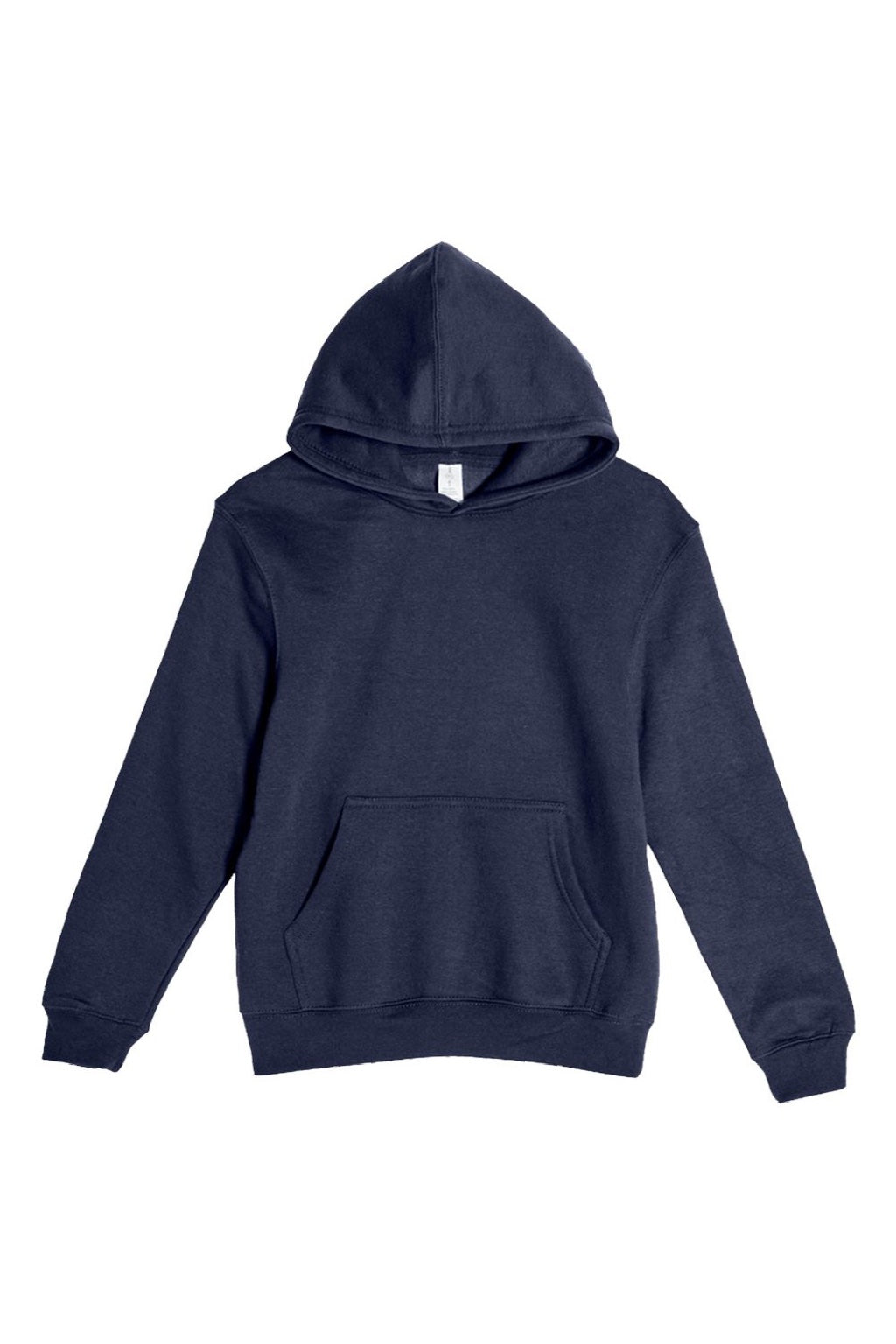 Lane Seven LS1401Y Youth Premium Hooded Sweatshirt Hoodie w/ Pouch Pocket Navy Blue Flat Front