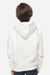 Lane Seven LS1401Y Youth Premium Hooded Sweatshirt Hoodie w/ Pouch Pocket White Model Back