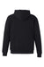 Econscious ec5300 Mens Reclaimist Hooded Sweatshirt Hoodie w/ Pockets Black Flat Back