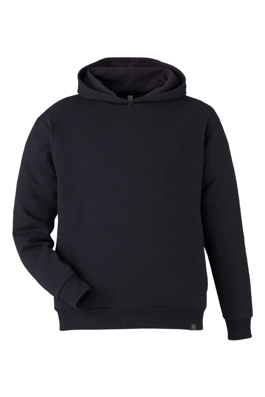 Econscious ec5300 Mens Reclaimist Hooded Sweatshirt Hoodie w/ Pockets Black Flat Front