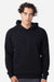 Econscious ec5300 Mens Reclaimist Hooded Sweatshirt Hoodie w/ Pockets Black Model Front